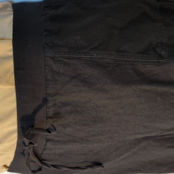 Caslon Cropped Linen Joggers - Picture 2 of 4